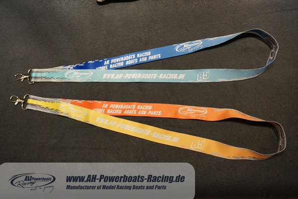 Schlüsselband im AH Powerboats Racing Vollprint